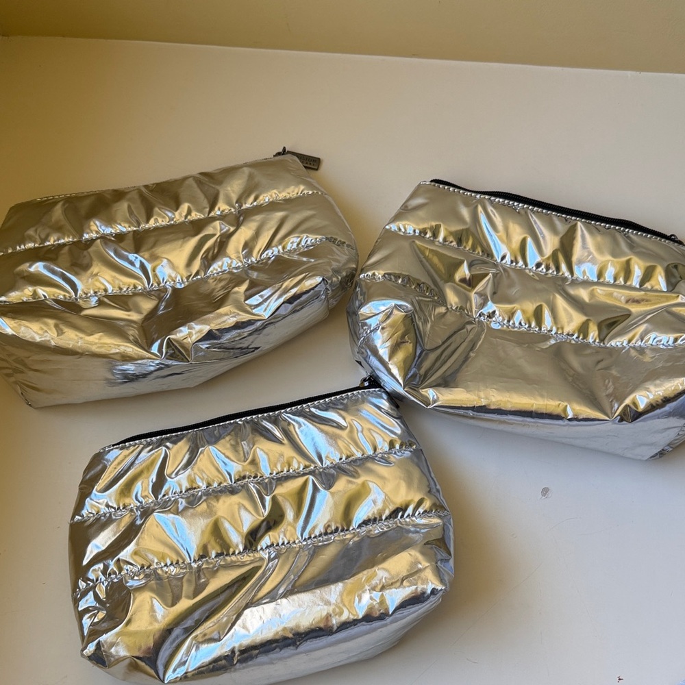 Revision Skincare Silver Puffer Bag Trio